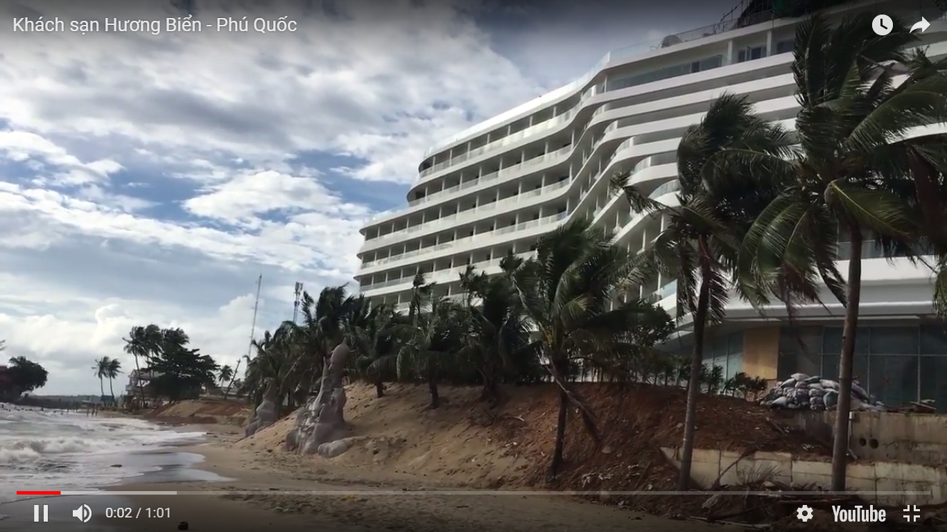 Cận cảnh khách sạn Hương Biển ‘lấn biển’ ở Phú Quốc