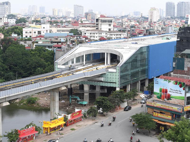 Hụt hơi tiến độ đường sắt đô thị Cát Linh – Hà Đông