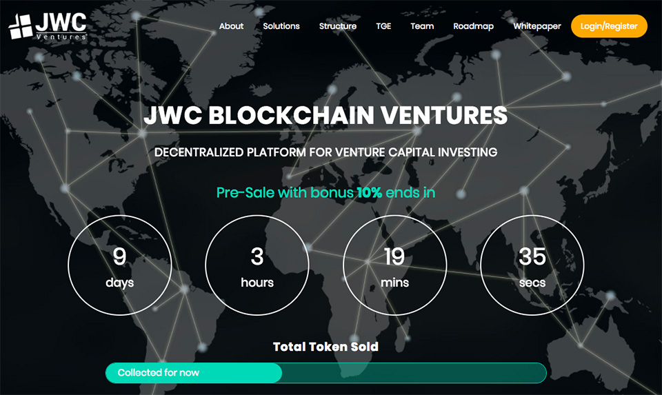 ICO JWC Ventures: 30 triệu USD chờ bơm cho các startup