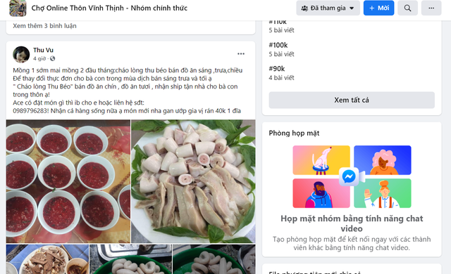 Chợ sát vách nhà, người Hà Nội chuyển hẳn mua hàng online chống dịch COVID-19