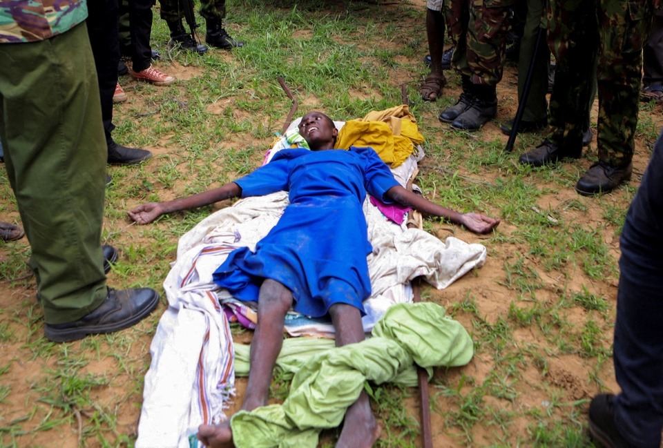 Số thi thể trong vụ ‘giáo phái nhịn đói’ ở Kenya tăng lên 73